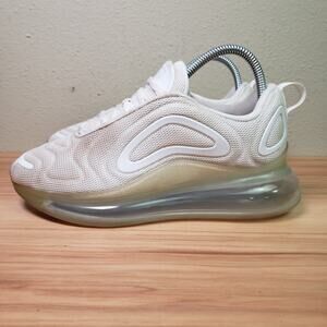 Nike Kids Size 5.5Y Air Max 720 Trainers White Athletic Shoes Sneakers Sporty